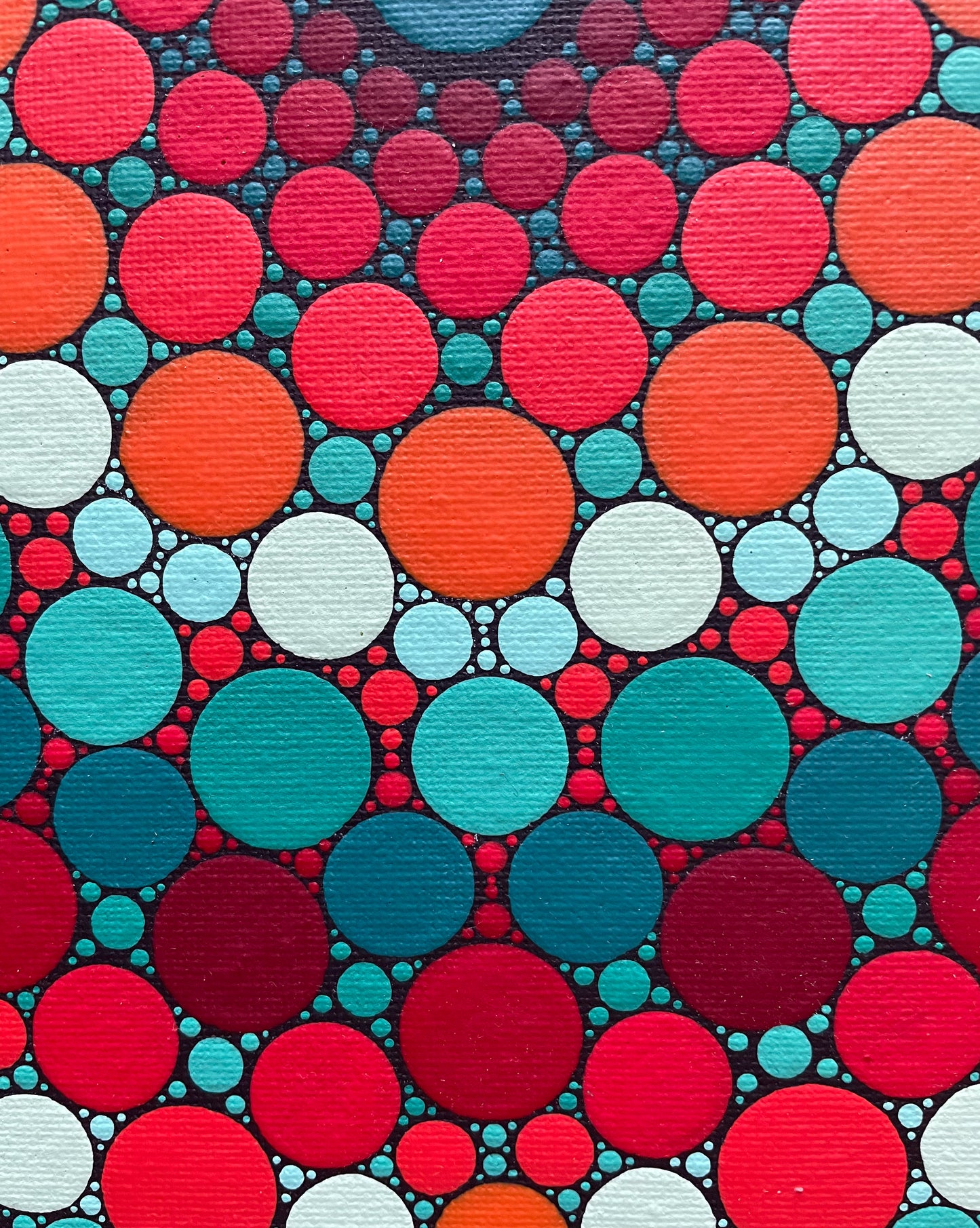 Teal and Orange Mandala
